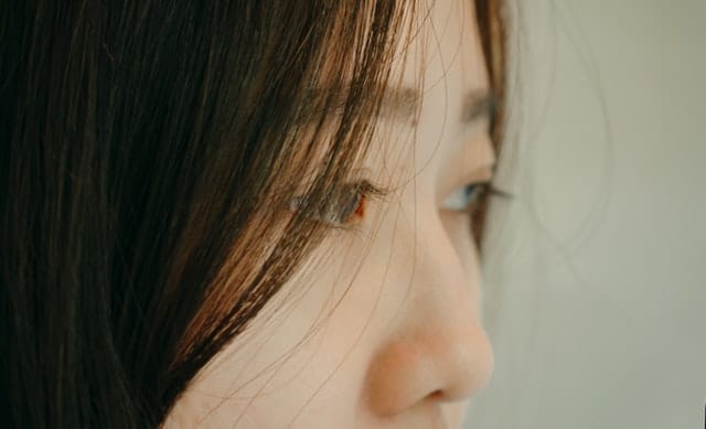 profile of a woman's face